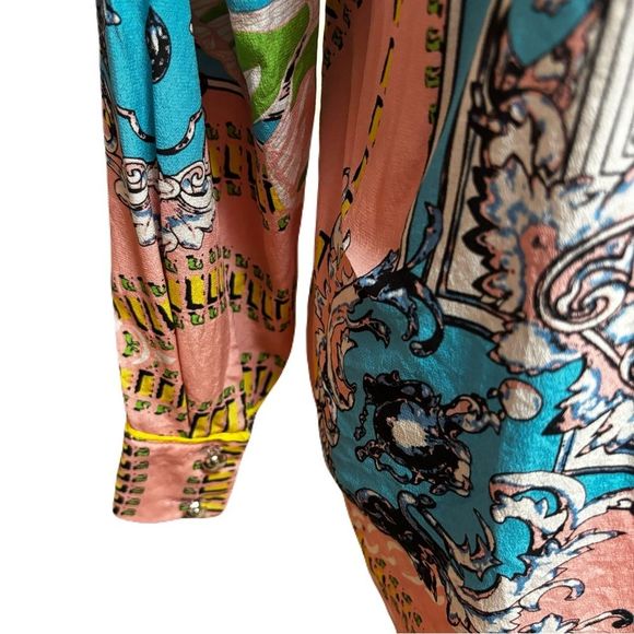 Hale Bob Multicolor Silk Blouse | Sz. S | EUC - Picture 13 of 13